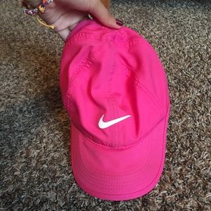 Pink Nike hat